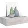 vidaXL 330252 Concrete Grey Wall Shelf 40cm 2pcs