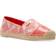 Michael Kors Kendrick Toe Cap Flats Optic - White/ Spiced Coral