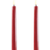 Uyuni Conical Carmine Red LED Candle 25cm 2pcs