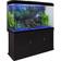 MonsterShop Aquarium Fish Tank & Cabinet with Complete Starter Kit White Gravel