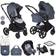 Jané Muum Buggy + Sweet Carrycot + Koos iSize R1 (Travel system)