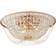 Mercer41 Graf Golden Ceiling Flush Light 45cm