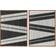 Home ESPRIT Stripes White/ Black Framed Art 60x60cm 2pcs