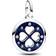 Pandora Me Lucky Medallion Charm - Silver/Blue/Transparent