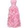 Milla Voluminous rose appliques pink maxi dress, Garden of Eden