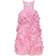 Milla Voluminous rose appliques pink maxi dress, Garden of Eden