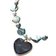 Free People Shuggie Necklace - Silver/Blue/Pearls