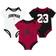 Jordan Baby Jumpman 23 Bodysuits 3-pack - Black/Gym Red/White