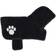 Bone Dry Pet Embroidered Paw Pet Robe XS