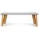 Tenzo Cross Grey/Brown Coffee Table 120x120cm