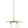 Aerin Moritz Burnished Brass Pendant Lamp 61cm