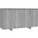 vidaXL Engineered Wood Grey Sonoma Sideboard 135x75cm