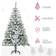 Homcom Snow Flocked Artificial Green Christmas Tree 152.4cm