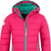 Trollkids Girl's Stavanger Coat - Pink/Peacock Green