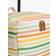 John Lewis Classic Stripe Picnic Cooler Bag with Wheels 36L