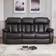 Ebern Designs Deneka Brown Sofa 211cm 3 Seater