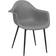 vidaXL 3082358 Grey Kitchen Chair 84cm 6pcs