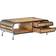 vidaXL 100x50x35cm Brown Coffee Table 50x100cm