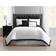 Truly Soft Everyday Hotel Border Bedspread Black (228.6x228.6cm)