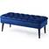 Canora Grey Thalassa Dark Blue Storage Bench 80x44cm