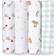 Aden + Anais Essentials Cotton Muslin Swaddles 4-pack Elephant Circus