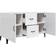 vidaXL Engineered Wood High Gloss White Sideboard 100x60cm