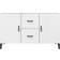 vidaXL Engineered Wood High Gloss White Sideboard 100x60cm