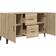 vidaXL Engineered Wood Sonoma Oak Sideboard 100x60cm