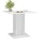 vidaXL 800258 High Gloss White Dining Table 80x80cm