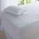 DreamEasy Luxury Quilted Mattress Cover White (191x138cm)