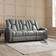 Hannah 60605 Dark Grey Sofa 208cm 3 Seater