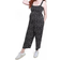 Ingrid+Isabel Smocked Bodice Maternity Jumpsuit Black Abstract Check