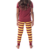 Intimo Girl's Harry Potter House Crest Kids Pajama Set - Gryffindor