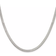 Chisel Herringbone Chain Necklace - Silver