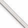 Chisel Herringbone Chain Necklace - Silver