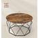 Vasagle Industrial Style Rustic Brown Coffee Table 80x80cm