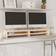 vidaXL Monitor Stand Natural TV Bench 100x13cm