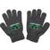 BioWorld Merchandising Youth Minecraft Creeper Character Beanie Gloves Set - Grey/Green