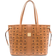 MCM Reversible Liz Visetos Shopper Medium - Cognac