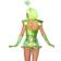 Leg Avenue Green Alien Deluxe Costume