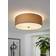 Eglo Pasteri Brown Ceiling Flush Light 47.5cm