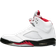 Nike Air Jordan 5 Retro M - White/Fire Red/Black