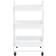 vidaXL 335866 White Trolley Table 34x43cm