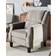 Beliani Velvet Recliner Grey Armchair 97cm