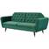 B&Q Velvet Fabric Dark Green Sofa 19.8cm 3 Seater