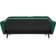 B&Q Velvet Fabric Dark Green Sofa 19.8cm 3 Seater