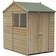 Forest Garden Beckwood 5×7 Reverse Apex Shed – 2 Windows – Double Door (Building Area )