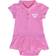 Garb Baby's SMU Mustangs Caroline Cap Sleeve Polo Dress - Pink