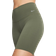 Nike Women's Zenvy Gentle Support High Waisted 8" Biker Shorts - Cargo Khaki/Black