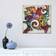 Metro Lane Swirl Multicolor Wall Decor 45.7x45.7cm